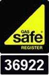 Gas Safe Logo: Reg 36922