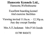 Hunscote Kennels Ltd