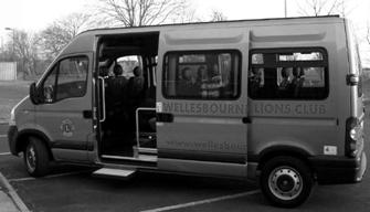 Lions posh new bus