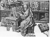Monks of old copied manuscripts by hand