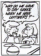 Cartoon: Grace with Leftovers