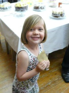 Happy girl with her Dosh!