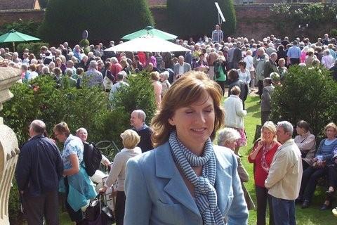 Fiona Bruce at Charlecote Park